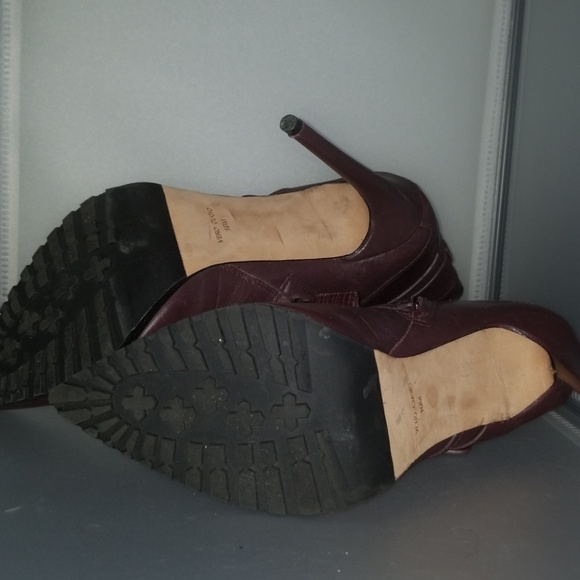 BCBG MaxAzria Leather Booties Size 10 - Picture 5 of 5